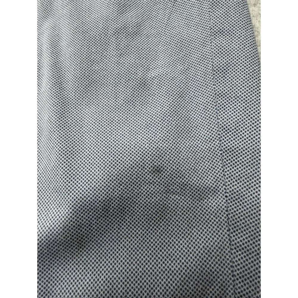 Brax Pants Mens 36x32 Light Blue Gray Cooper Fancy Regular Fit Micro Print Chino